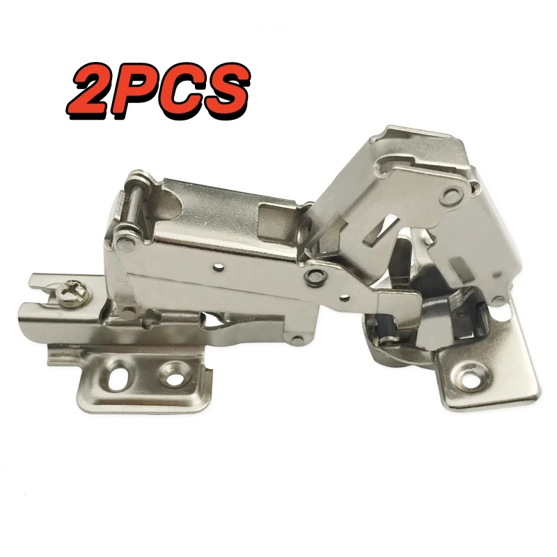 2PCS 175 Degree Large Angle Hinge Clothing Kitchen Cabinet Door Hinge Release Buffer Special Angle Hinge