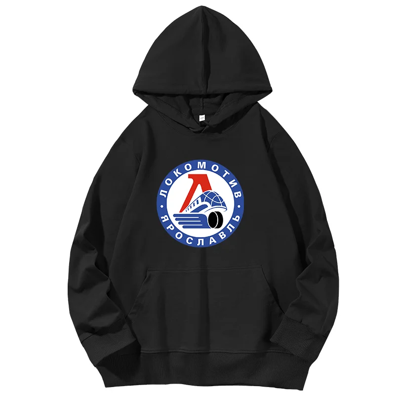 Lokomotiv Yaroslavl Ice Hockey Russian Moscow Atletic graphic Hooded sweatshirts Hooded Shirt Spring Autumn essentials hoodie