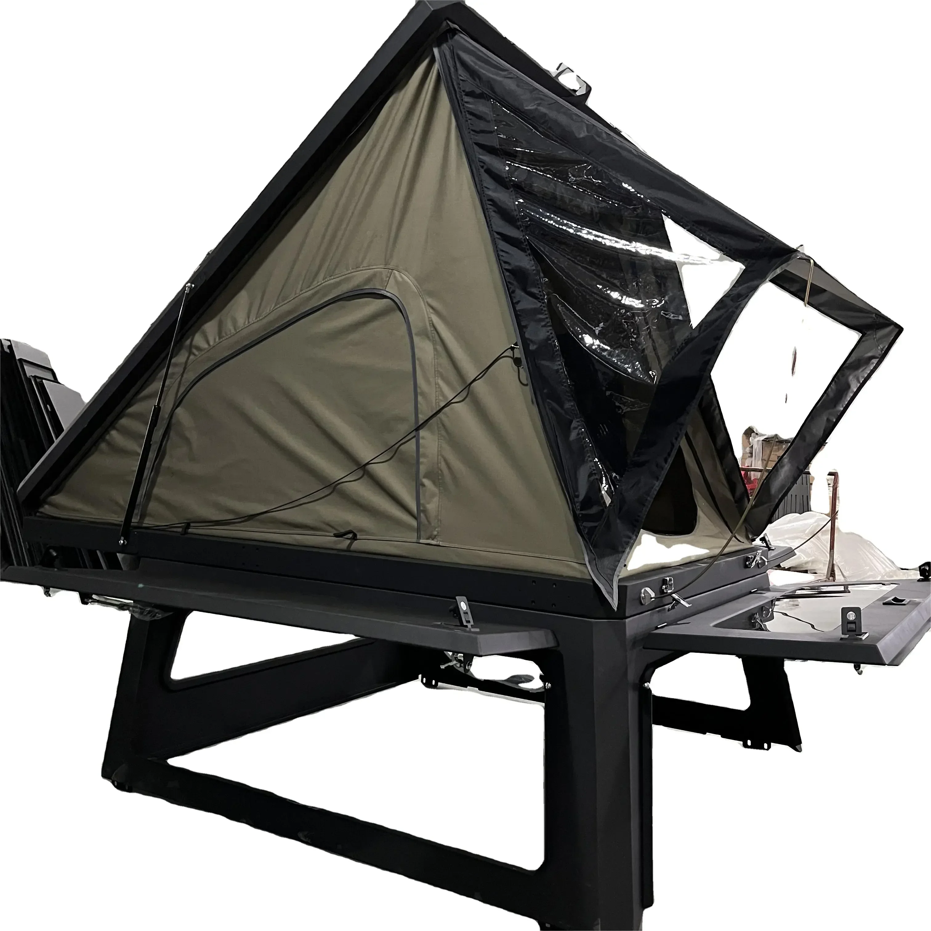 

Outdoor Waterproof Portable Opening Truck Car Tents Foldable Camping Hardshell Rooftop Rear Canopy