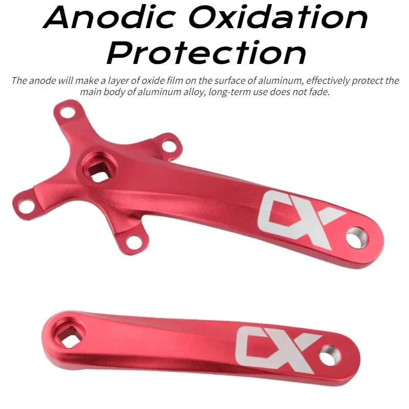 

2PCS Mountain Bike Tooth Plate Square Hole Crank 8/9/10/11 Speed Positive and Negative Tooth Modified Single Disc Bicycle Parts