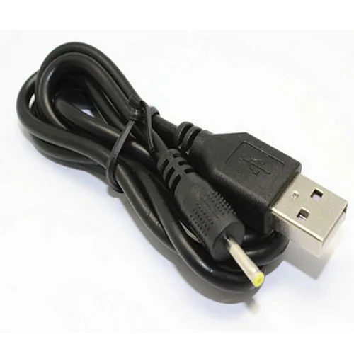 USB 2.0 A Male To 2.5x0.7mm Male To Male  DC Plug Tablet Charging Charger Cable 5V 2A  2.5mm*0.7mm