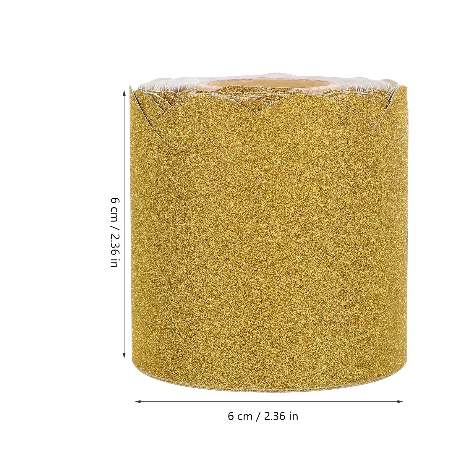 1 Roll Blackboard Border Trim Wave Shape Decorative Border Paper for Classroom Bulletin Board Holiday Party Festival Accessories