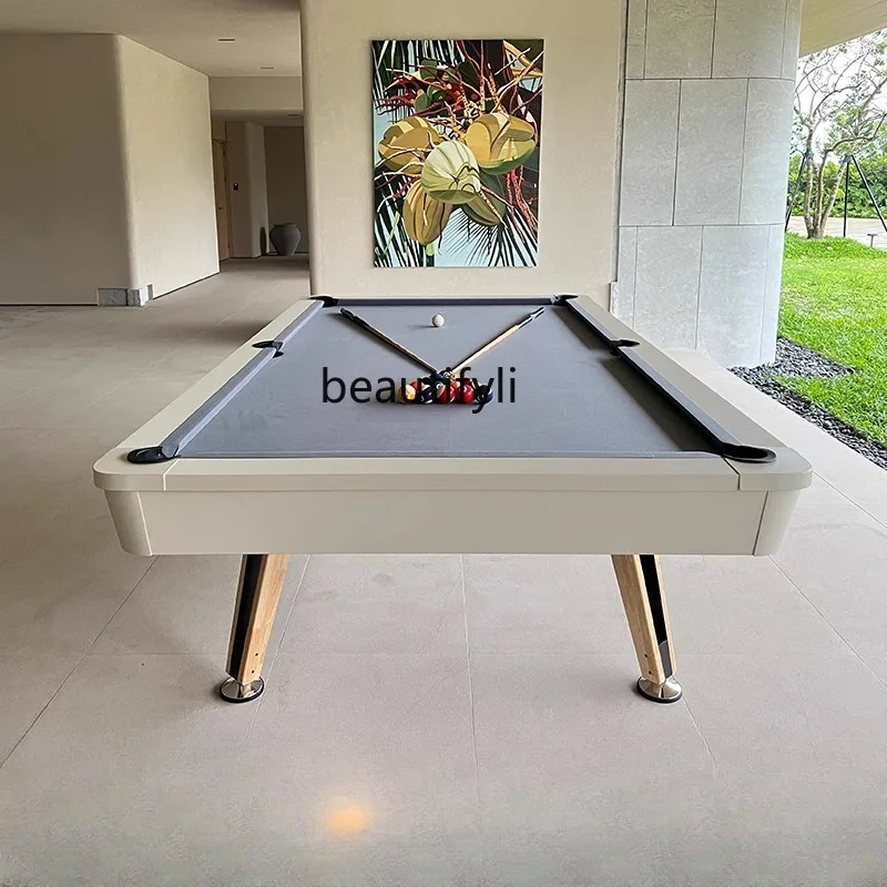 Billiard Table Standard American Style Black Eight Multi-Functional Billiard Table Tennis Dining Table Three-in-One Home Use