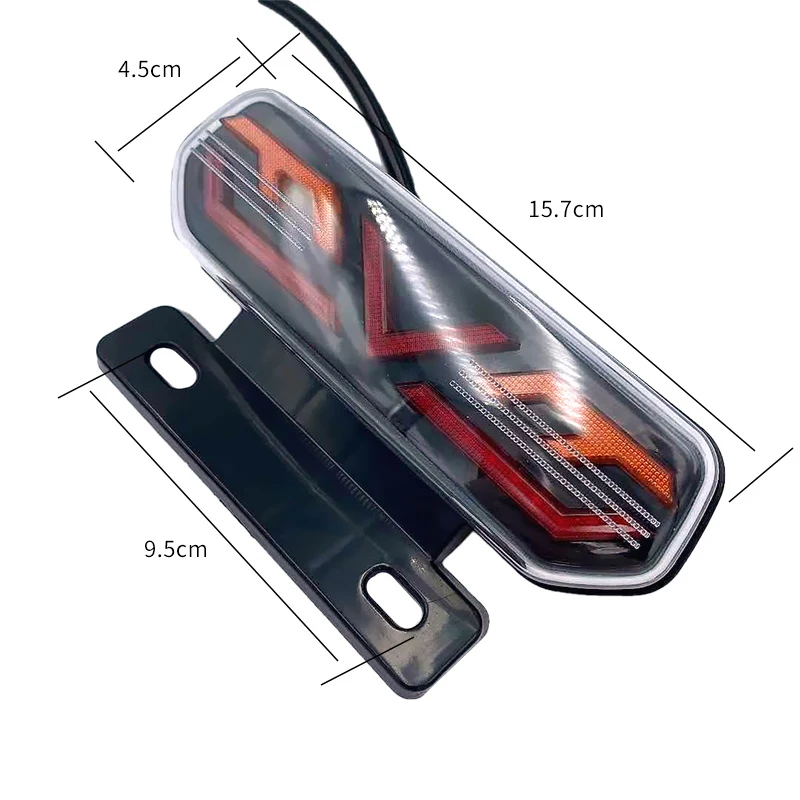 Motorcycle Rear Lights LED 12V Motorcycle Brake Light ATV Tail Light Motorbike Stop Turn Signal Direction Indicator Blinker