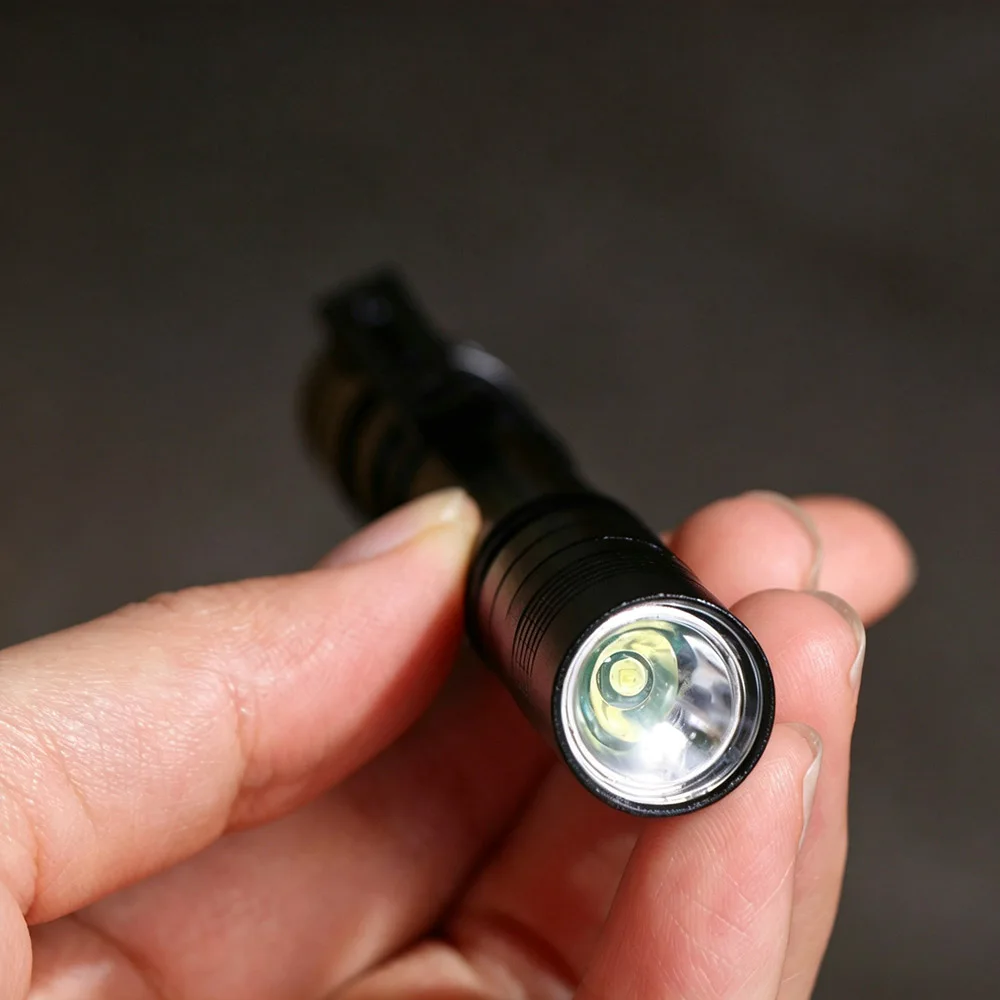 With Clip Mini Pen Lamp Portable Flashlight Portable Mini Light Penlight Clip Work Light Black Super Bright Mini LED Flashlight