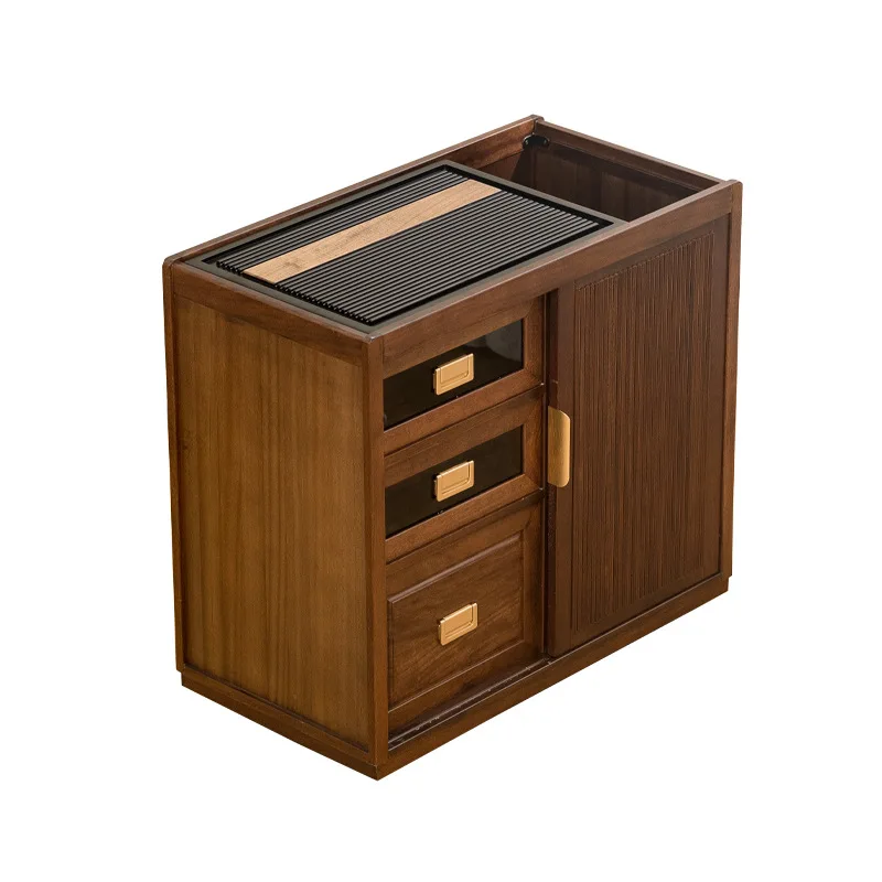 LH household small tea table, side cabinet, tea cart, tea bar, several kettles integrated