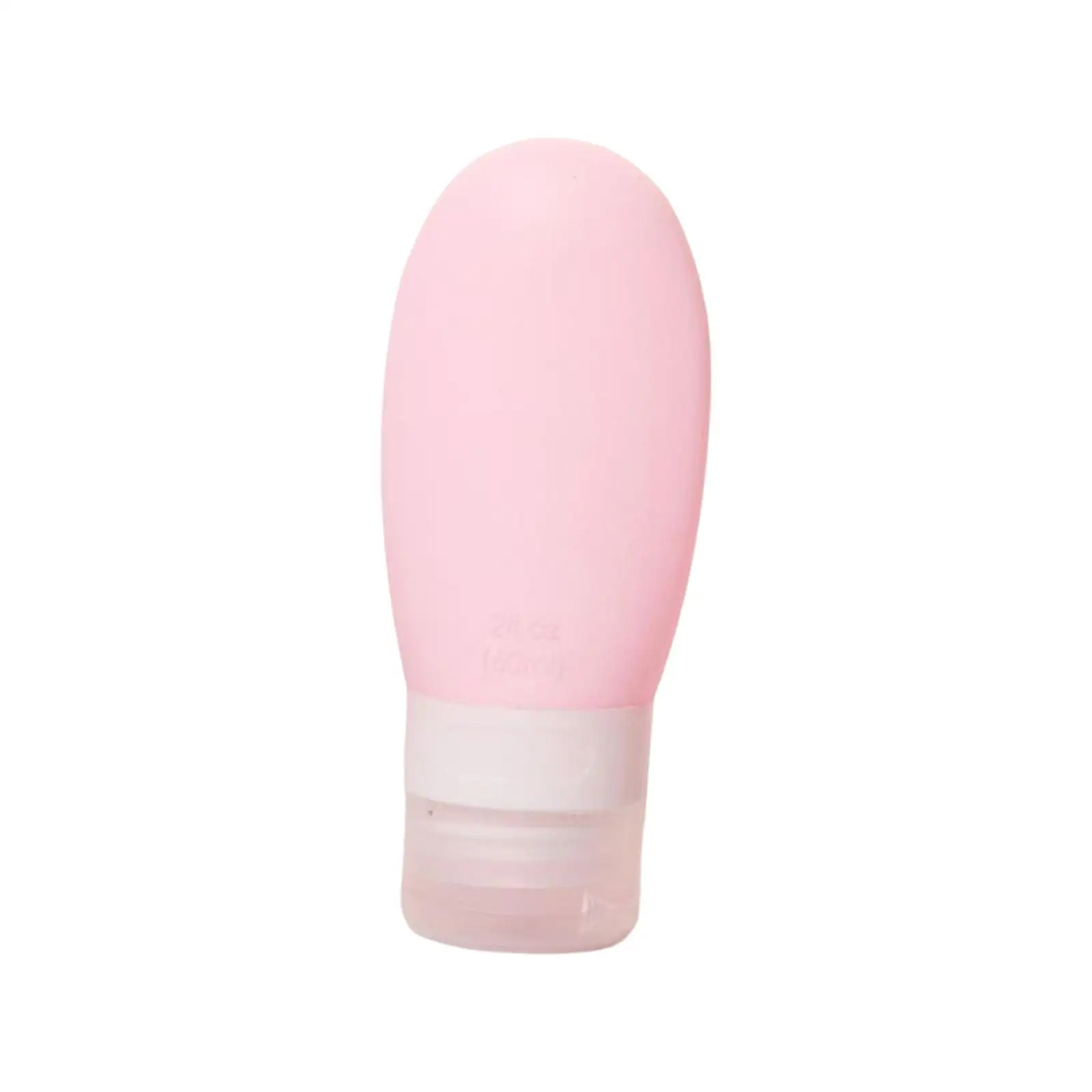 Bouteille de voyage en Silicone compressible, vide, étanche, récipient de liquide rechargeable de 60ml pour les activités scolaires de gymnastique à domicile