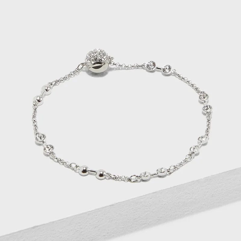 Wave Point Changing Magic Chain Invisible Magnetic Buckle Bracelet S925 Pure Silver