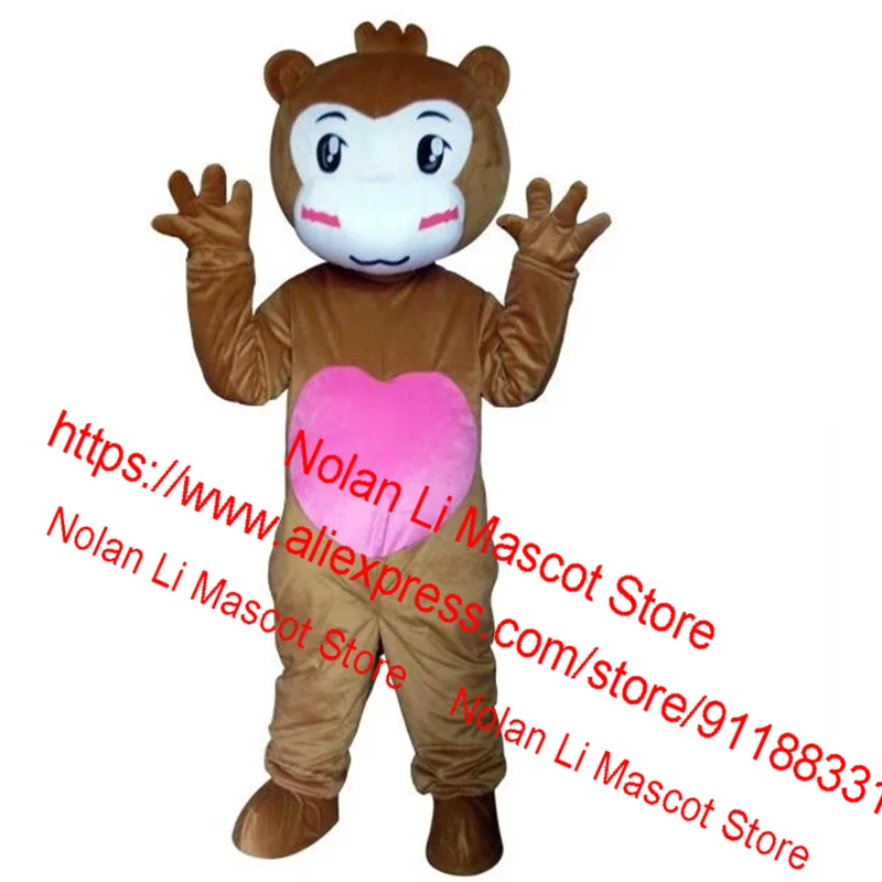 New Monkey Mascot Costume Movie Props Role Play Cartoon Set Advertising Game Adult Size Holiday Christmas Gift Party 862