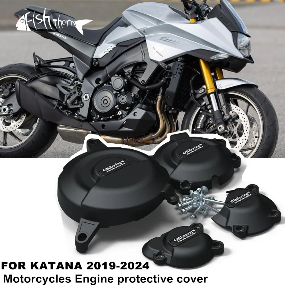 For Suzuki KATANA 2019 2020 2021 2022 2023 2024 Motorcycle Engine Cover Fall Protection Cover