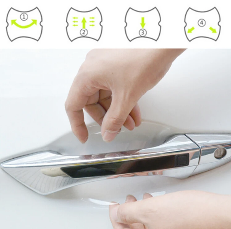 Car Handle Protection Film sticker for Golf 7 MK7 CRV CR-V RAV4 CX-5 X-TRAIL IX35 Qashqai KX5 Tiguan Tucson Sportage