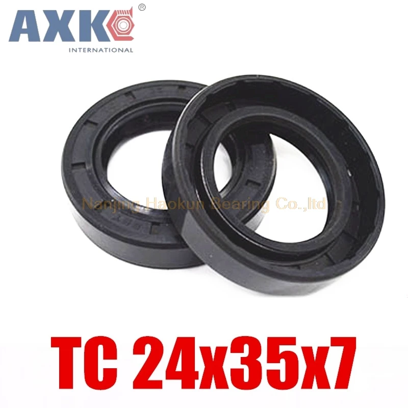 

10pcs AXK TC 24x35x7 24x35x8 24x35x10 NBR 24x35 Skeleton Oil Seals AXK high-quality Seals Radial shaft seals