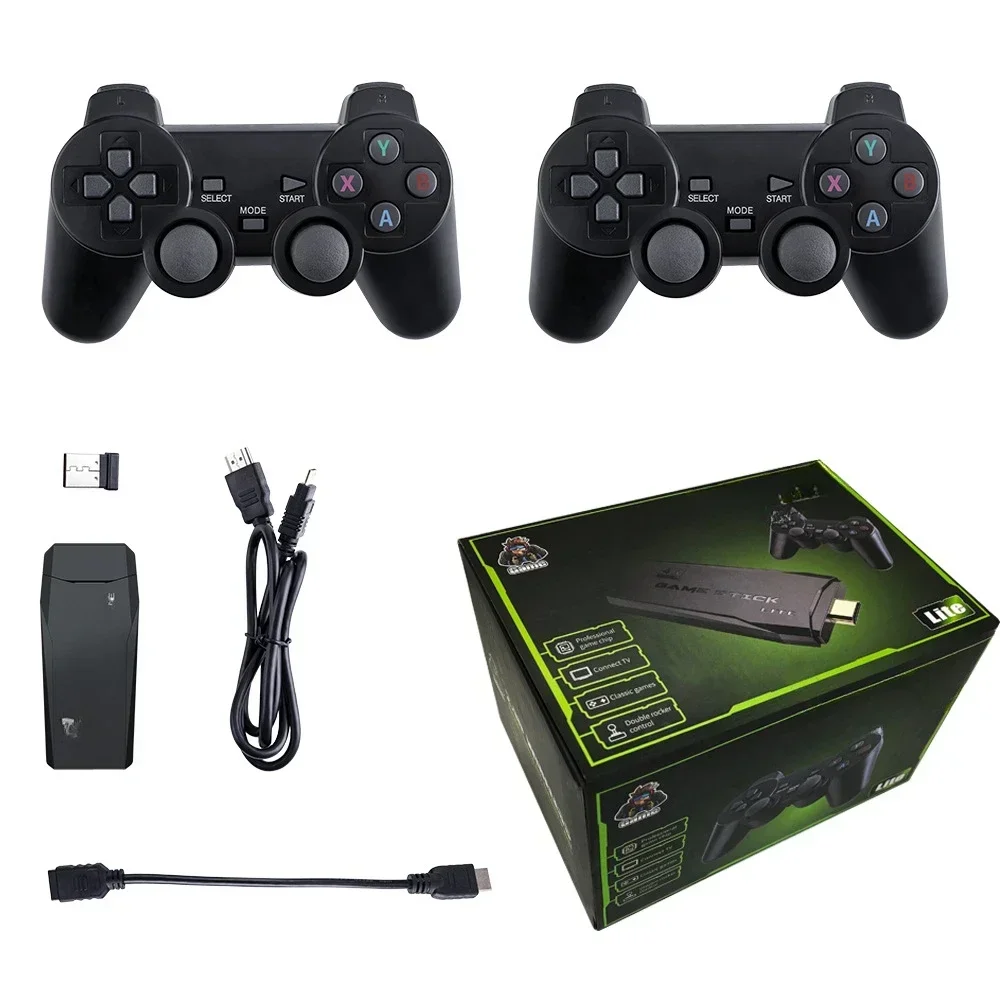 

M8 wireless TV game console 2.4G high definition arcade PS1 family mini game console retro double game console