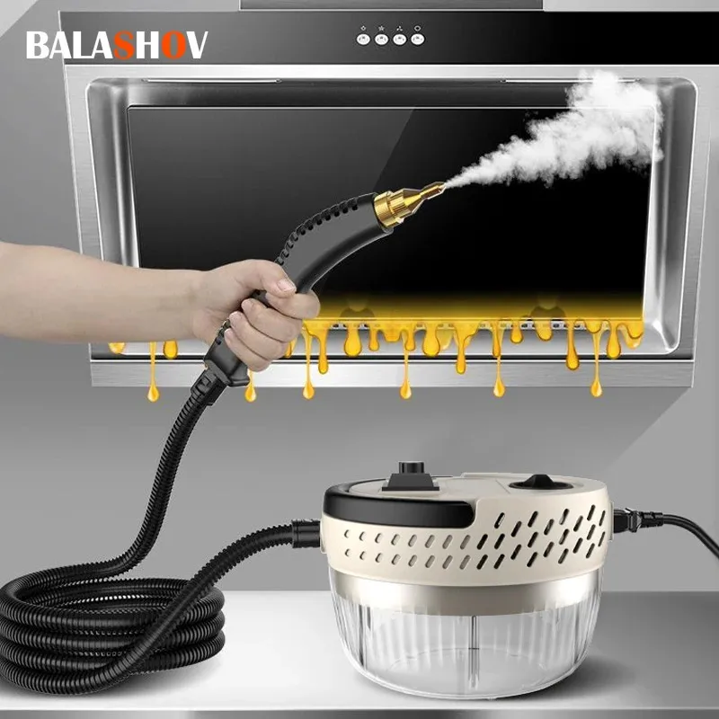 Steam Cleaner High Pressure and Temperature Sterilization 2500W Handhled Household Air Conditioner Kitchen Hood Car Washer