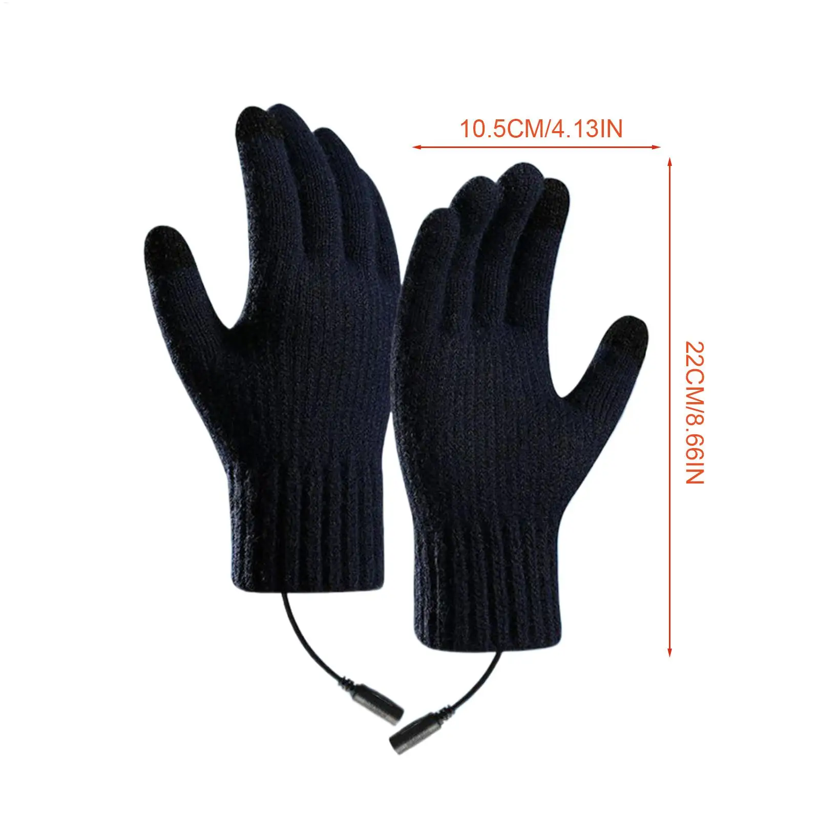 Guanti riscaldati ricaricabili Guanti elettrici antivento USB a 3 livelli Sci Attrezzatura da snowboard per passeggiate Pendolarismo Pesca