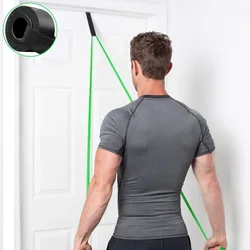 Ancoraggio per porta corda per tirare fibbia per porta fascia di resistenza Fitness elastico per esercizi cinghia per allenamento ancoraggio per porta attrezzatura per il Fitness portatile