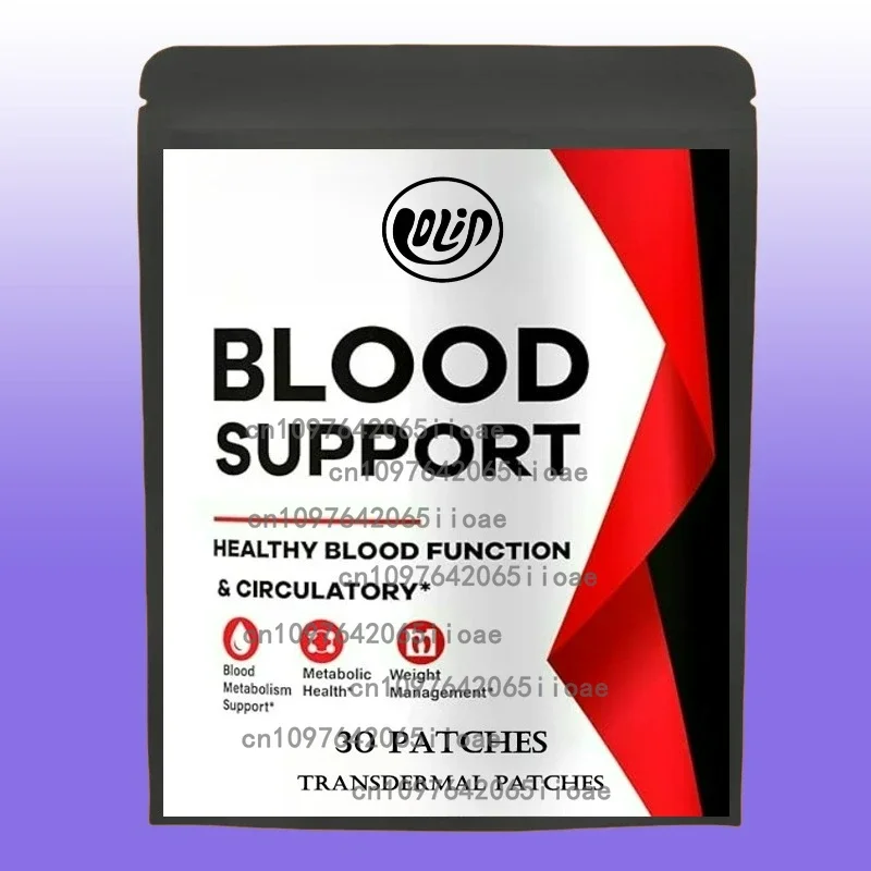 

Iron with Folate Transdermal Patches, Vitamin C, B6, B12, 5-in-1 Blood Support - 30 Patches One Month Supply