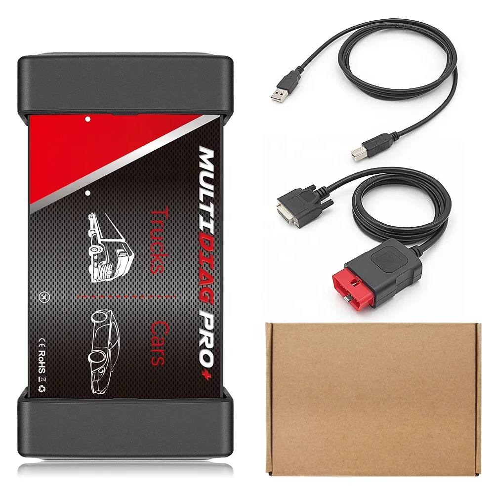 Strumento diagnostico per camion per auto con sistema completo Multidiag Pro a doppia scheda V3.0 personalizzato Versione 2017.3 Supporto multilingue