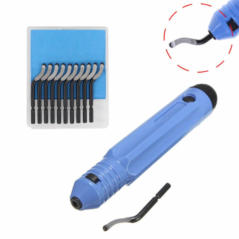 Ferramenta de rebarba portátil, bordas ásperas, bordas ásperas, bordas ásperas, azul M2, aço de alta velocidade, 147mm, acessórios de reparo, NB1100