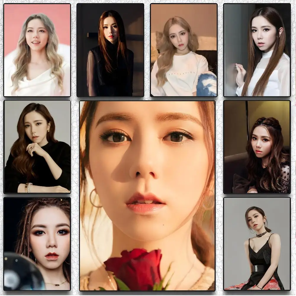 Powerful Pop Singer G-G.E.M Poster Art Wall Decor Indoor Outdoor for Collectors