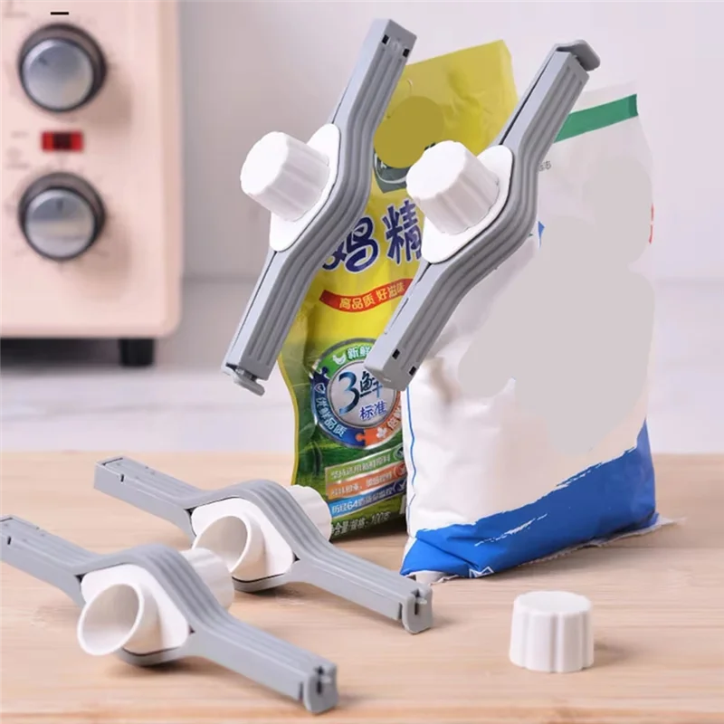ABKS-Screw Cap Sealing Clip Seasoning Bag Milk Powder Salt Bag Sealing Clip Snack Food Preservation Clip Kitchen Accessories