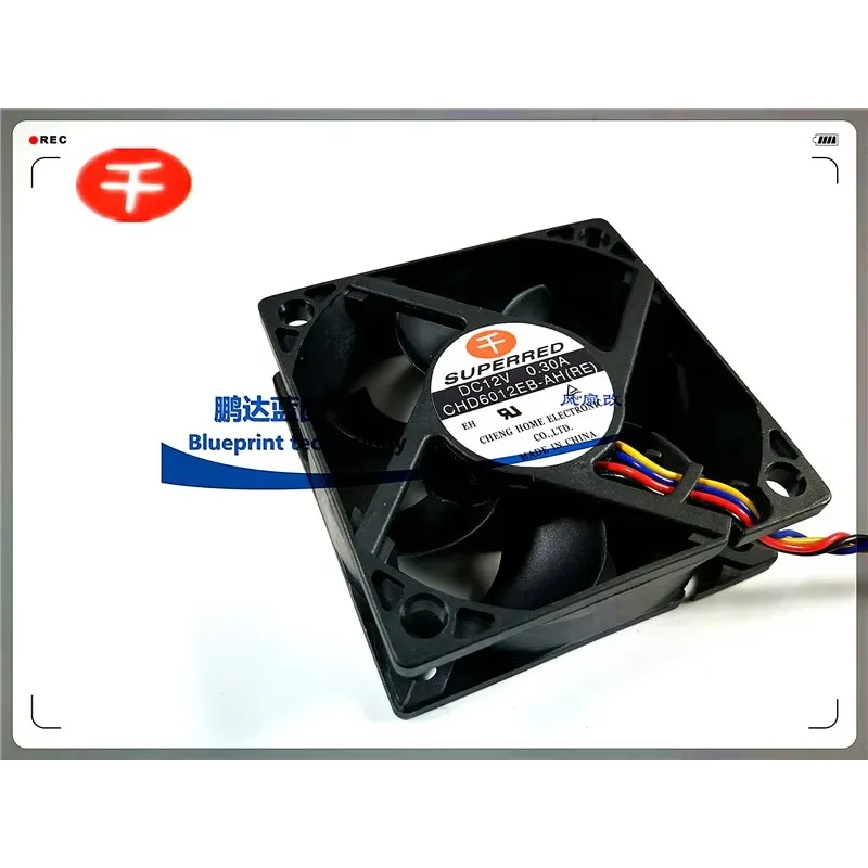 pa 60*60*20 مللي متر Superred Superred Chd6012eb-Ah 6020 6 سنتيمتر 12 فولت مزدوجة كروي مروحة التبريد #3