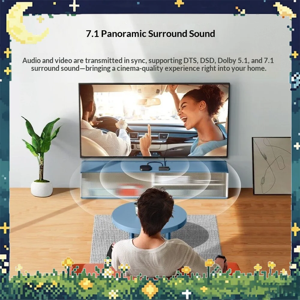 UGREEN 90804 HDMI Splitter 1 in 2 Out 4K 60Hz HDMI 2.0 Video Distribution 40m for Monitor TV