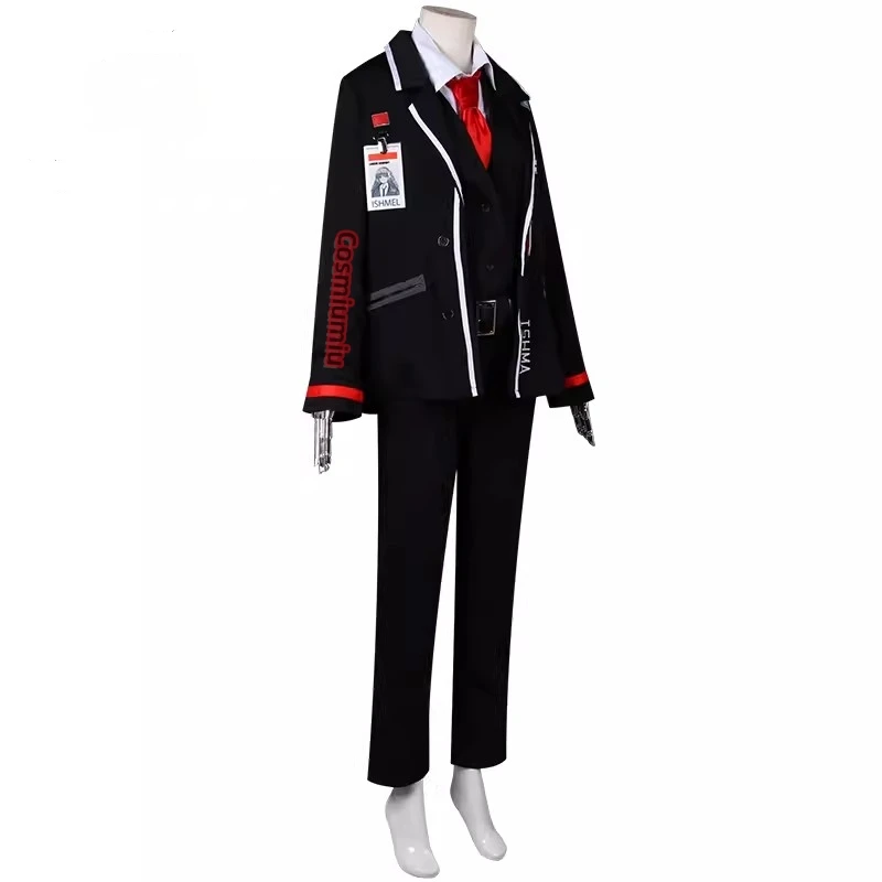 Limbus Company Ishmael Cosplay Costume For Halloween Christmas Party Men Hearse Uniform Ishmael Role Play Con Cloth