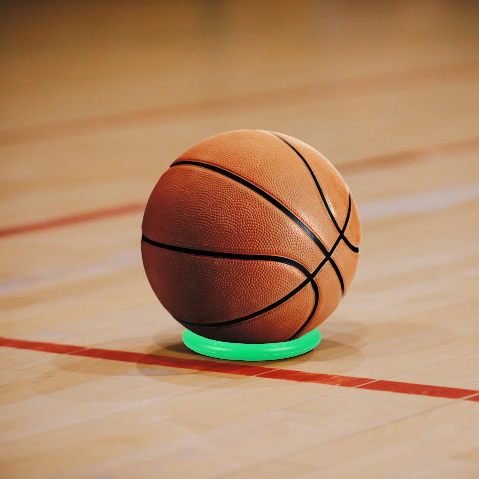 

5pcs 18Cm Round Stand Yoga Stand Sport Ball Bases Basketball Display Holder Ball Storage Ring For Home Office Gym Sports Display