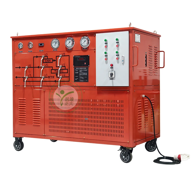 KDQH-66 Factory Direct High-Capacity SF6 G as Recovery Machine Vacuumed Filled Refilled Purified and Recovered Unit
