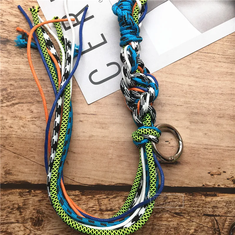 Handmade Lanyard for key Mobile phone Strap For Women Accessories Bag Straps Colorful for DIY Bag Making, Handle Replacement