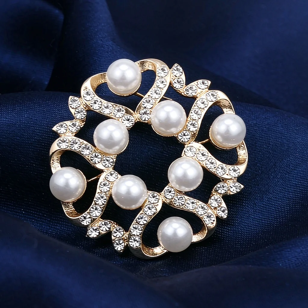 2026 French Style Personalized High-End Shoe Accessories Scarf Clip Metal Lapel Pin Brooch Anti-Exposure Device Tie Accessory Hidden Button Decorative Pin Versatile Best Match Corsage Shoe Badge Shoe Metal Badge Date Couple Wedding Guest Brooch Exquisite Brooch
