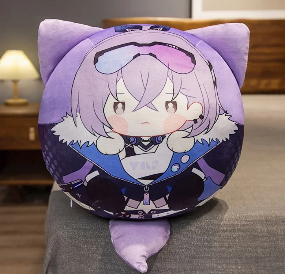 Game Anime Honkai: Star Rail  Silver Wolf Stuffed Plush Doll Cute Characters Figure Room Decor Sofa Cushion Pillow Toys