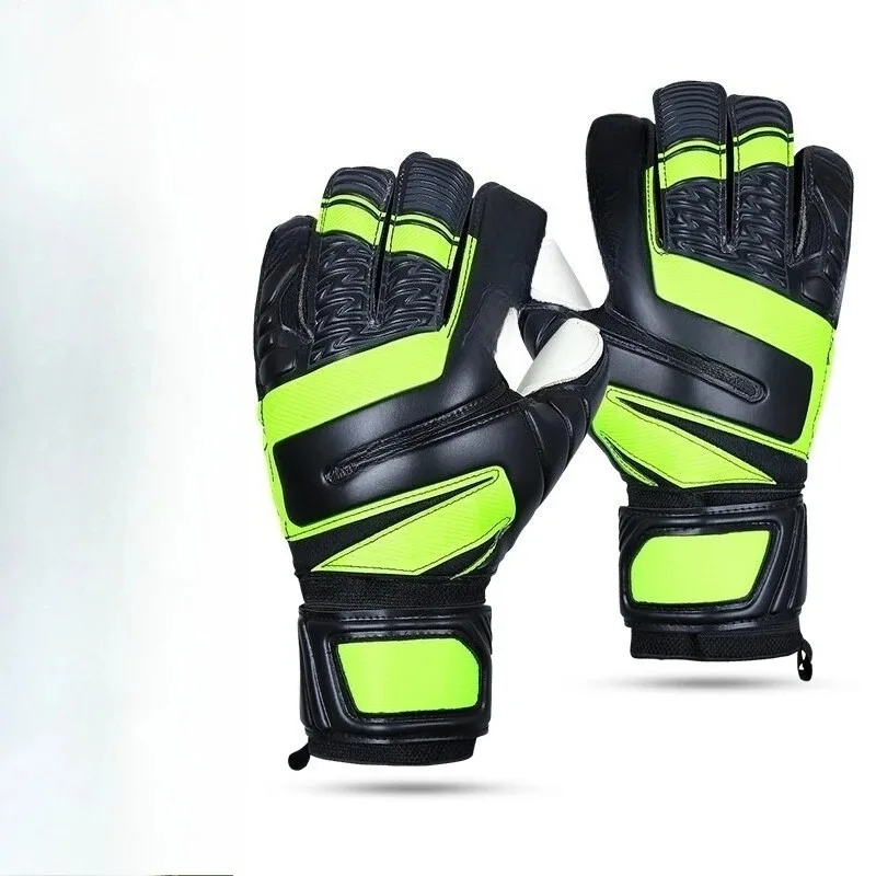 

Goalkeeper gloves with finger guard