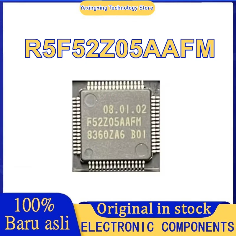 R5F52Z05AAFM R5F52Z05 R5F52Z IC MCU رقاقة QFP-64 في المخزون 100% أصل جديد