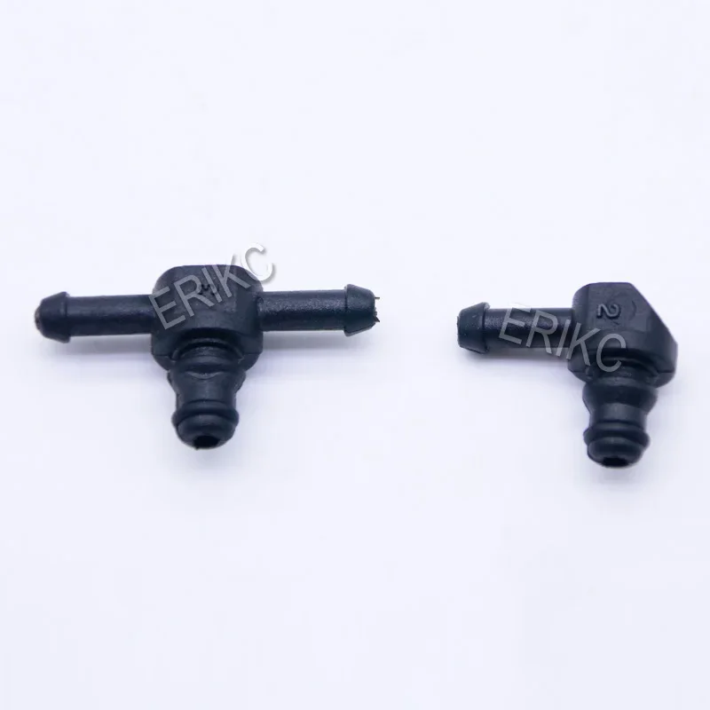 10PCS Return Oil Backflow Joint Pipe T and L Type for Bosch Denso Diesel Injector Plastic Connector Pipe Hose Joiner Tube Fuel