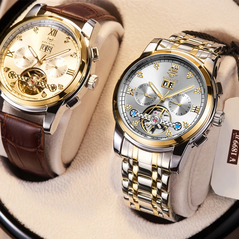 ailang-calendar-automatic-mechanical-watch-stainless-steel-high-quality-stainless-steel-material-waterproof-tourbillon-watch
