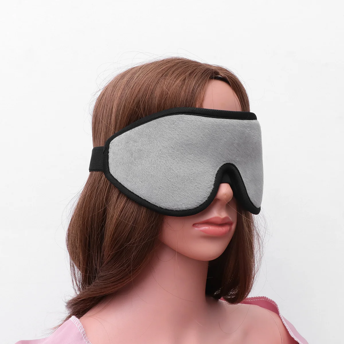 

Маска с повязкой на глаза для дома, путешествий, отеля, 3D повязка на глаза, повязка на глаза, тени для век, серый для сна