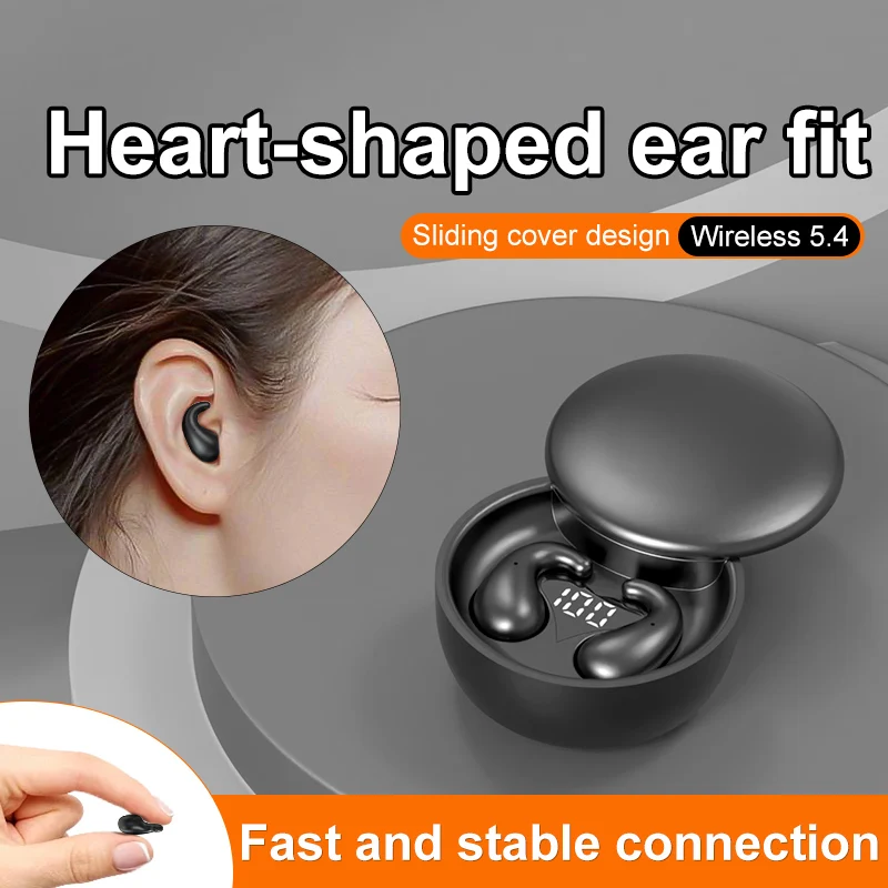 true wireless headphones Bluetooth Wireless Earphones Small Earbuds Sleeping Sport Invisible Headp Extra Long Endurance