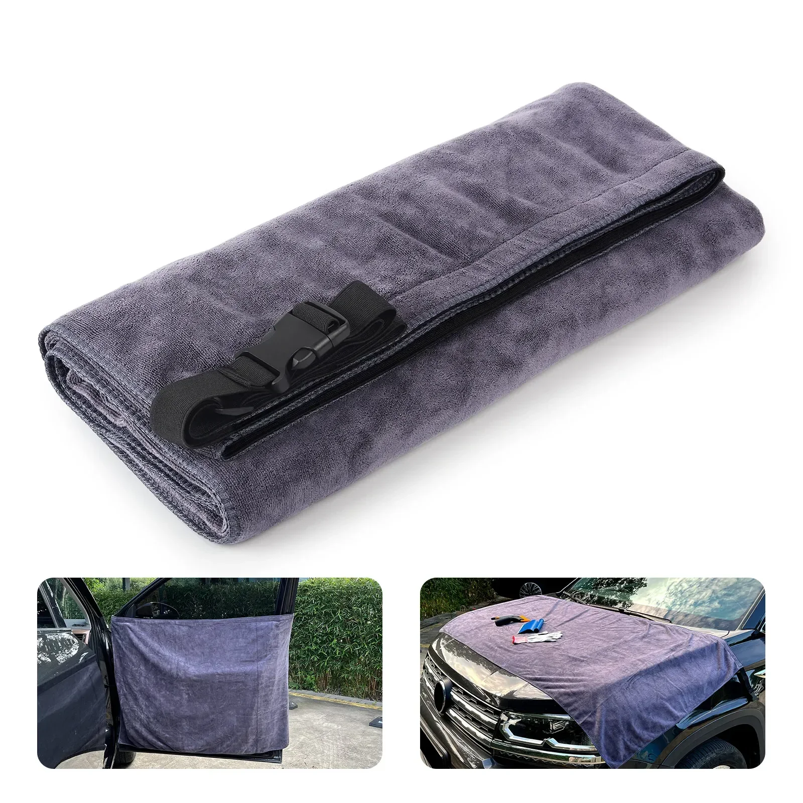 DCHOA Microfiber Car Cleaning Towel High Absorbent Water Removal Cloth for Window Tint Installation Auto Detailing Supplies