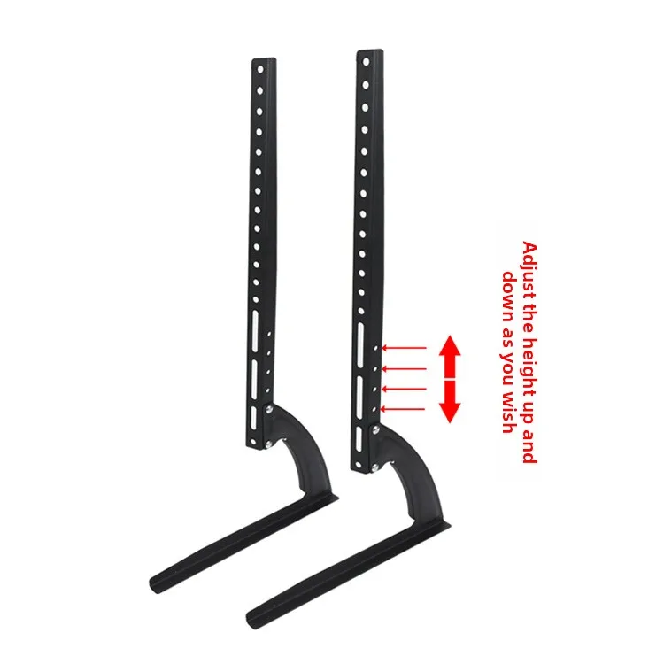 Heavy‑Duty Universal Desktop TV Stand Base, Table Top Mount Support Bracket for 30‑75 Inch Flat‑Screen LCD LED TV