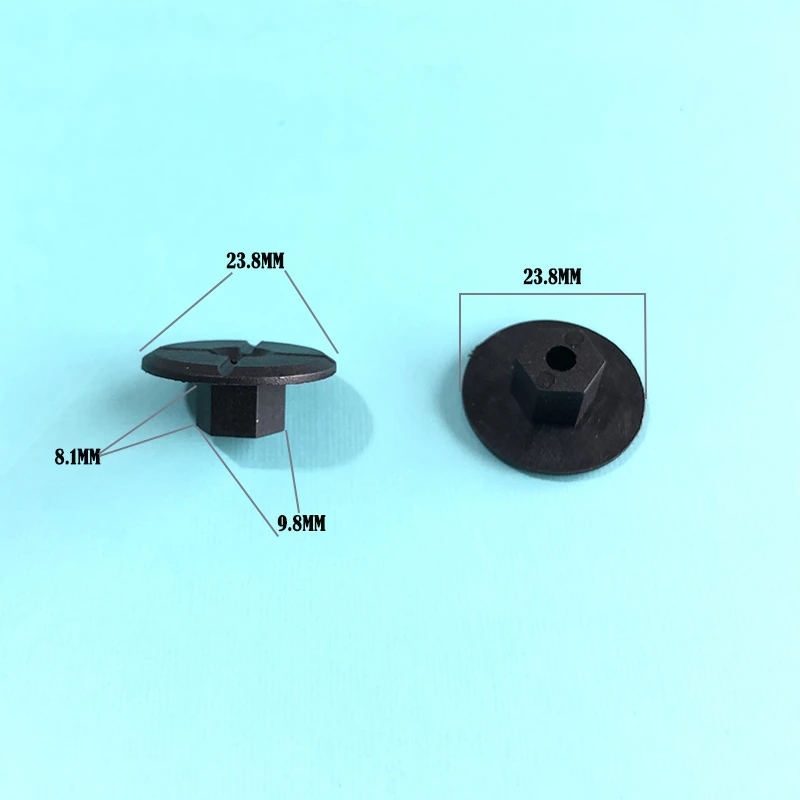 20Pcs 4mm Car for Fender Mud Flap Splash Guard Wheel Arch Bumper Panel Fastener Clip Fit For Mercedes Benz K90 Retainer Clip