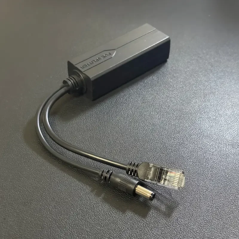 Standard POE Splitter 48V to 5V 12V 1A 2A DC Connector 100M POE Camera Injector Power Supply for IP Camera