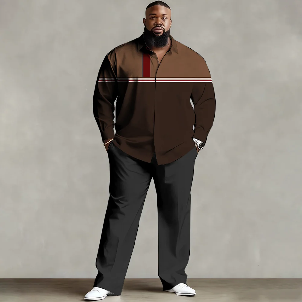 

Комплект мужской рубашки больших размеров S-9xl: шотландский современный стиль — смесь мягкого хлопка, гладкие асимметричные клетчатые принты, устойчивые к морщинам,