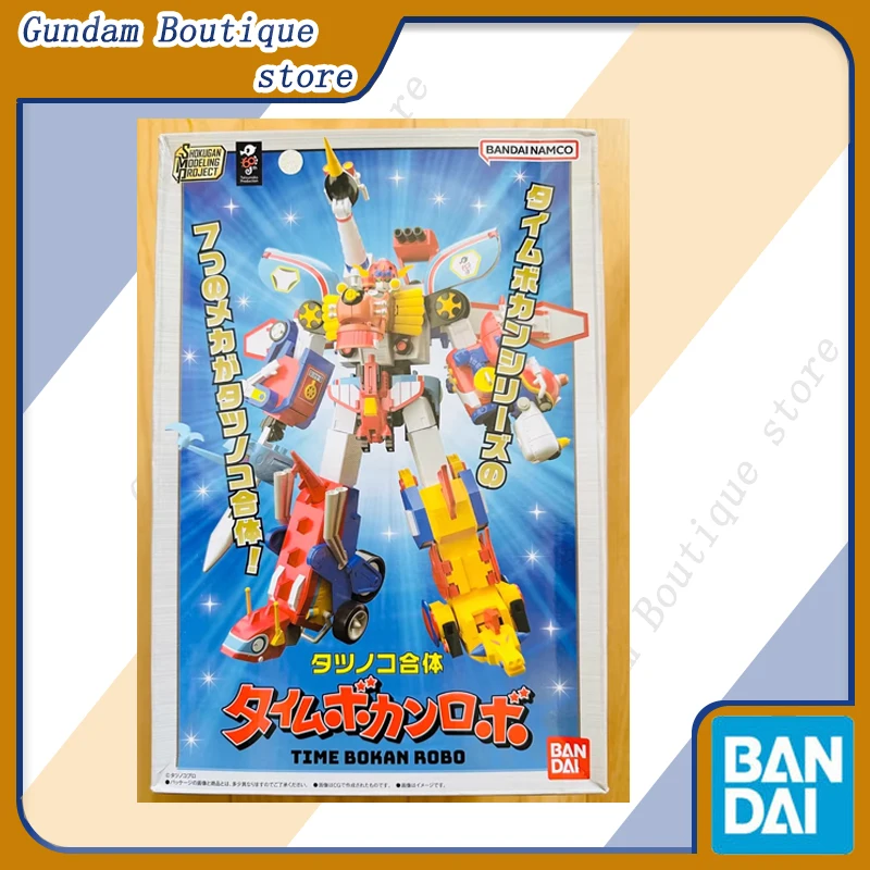 Bandai Echt Shokugan SMP TIME BOKAN ROBOT Tijd Schip Combineer Zoon van de Draak Anime Action Figure Model Speelgoed Gift Kinderen