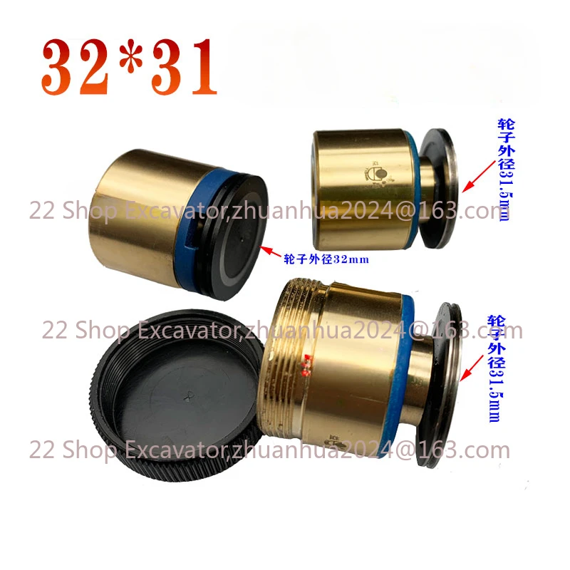 

1pc Wire Cut Parts Pulley Roller 077 OD32*Length 31mm Brass Seat Guide Wheel Assembly for WEDM Machine