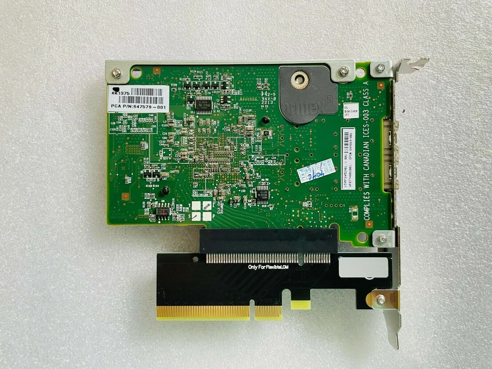 Imagem -03 - Sfp Mais 10g Ethernet Adaptador Atualizar Pci-e 8x Altura Completa 530sfp hp 2-porta 530flr