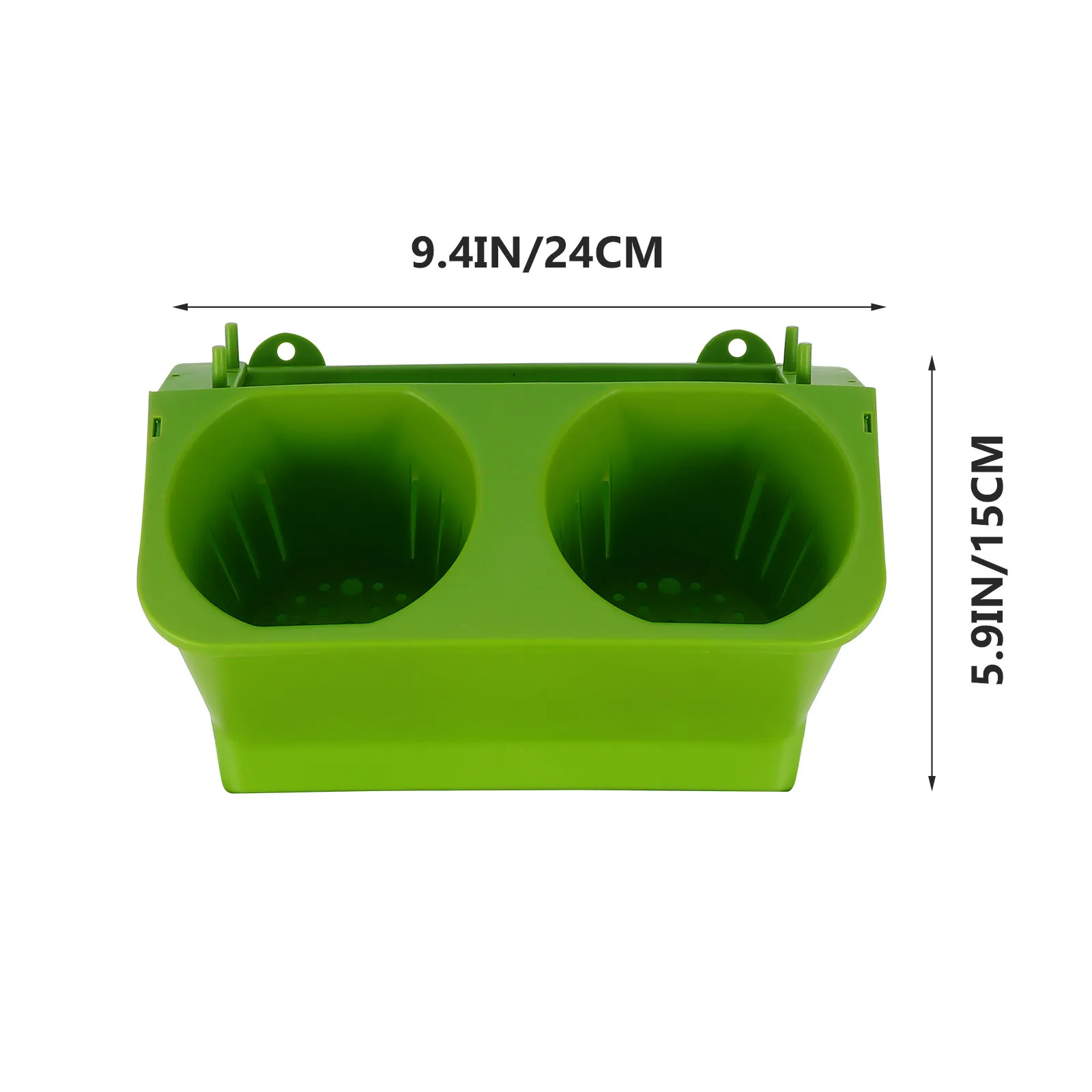 4Pcs Vertical Wall Planter Set Self Watering 2- Background Wall Pot for Indoor Outdoor Plants Green Garden Decor view 5