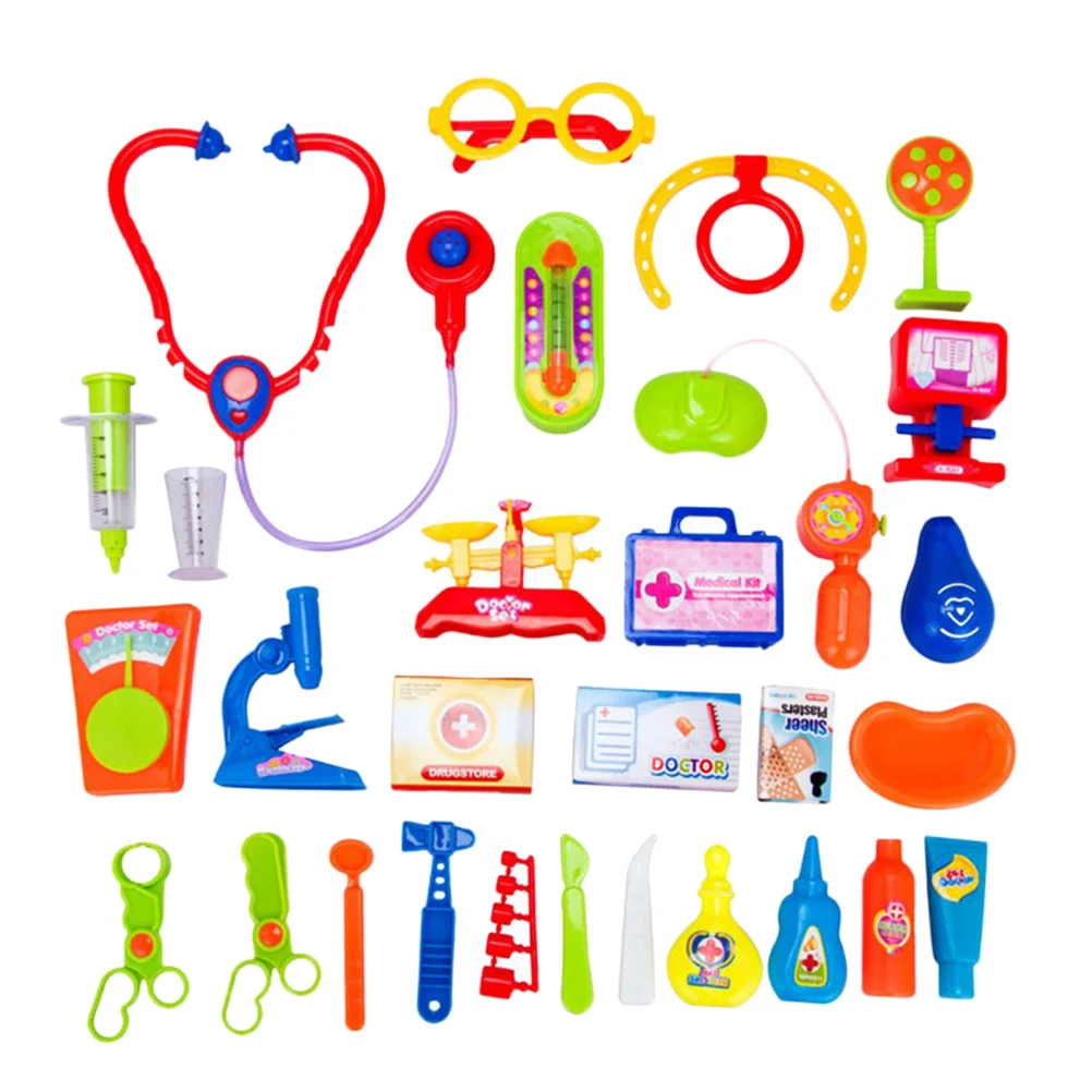 Brinquedos de coordenação mão-olho para crianças de alta qualidade médico playset kits de ferramentas crianças fingir médico