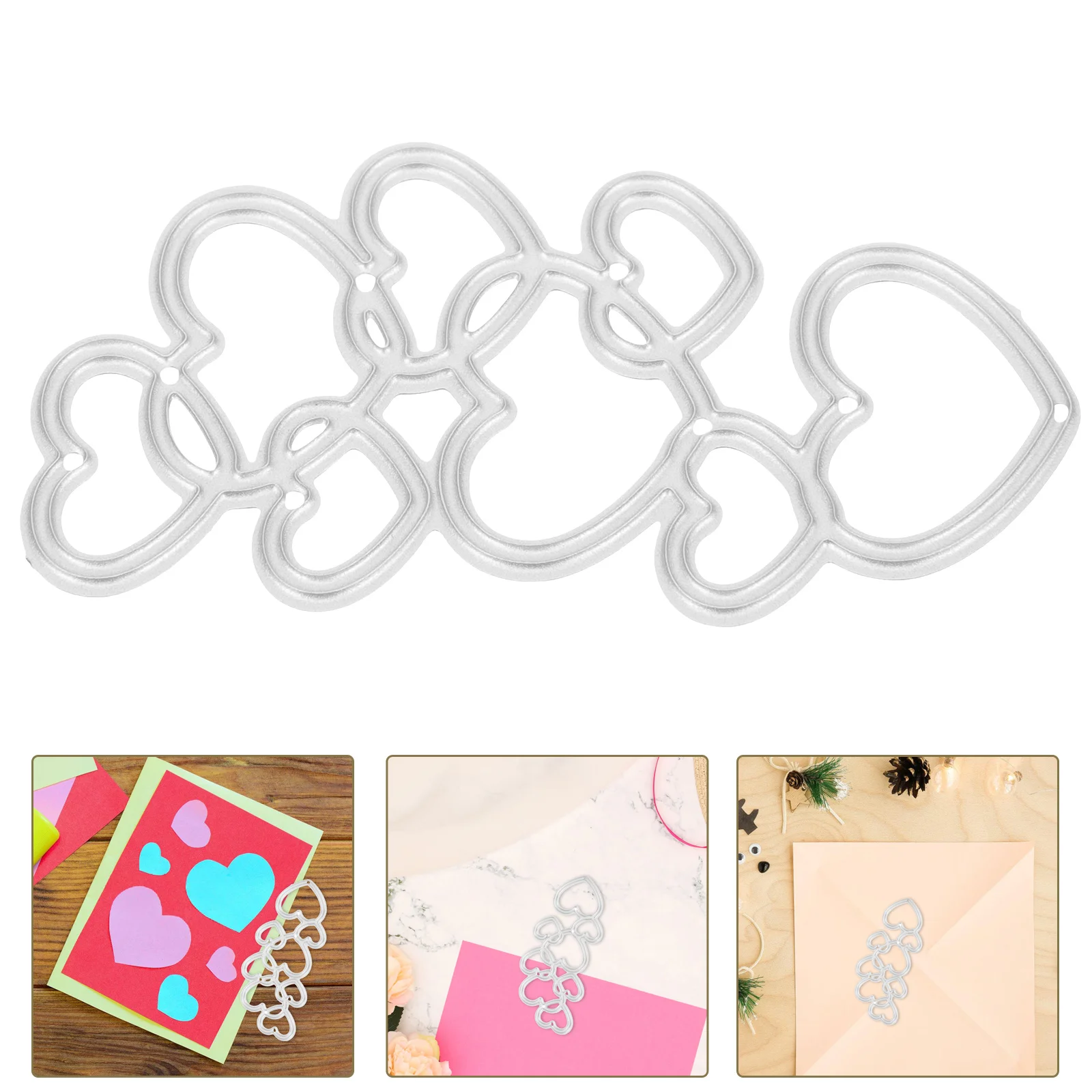 

Heart Metal for DIY Scrapbooking Card Embossing Folders Die Cuts For Card Making Making Reusable Home Crafts Storage